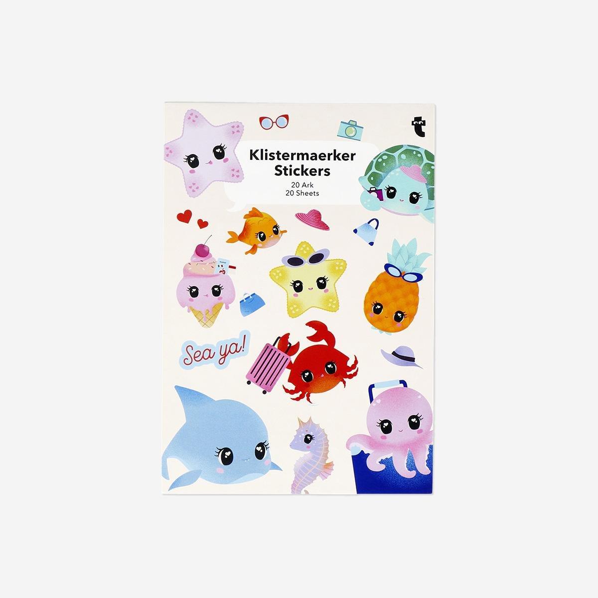 Multicolour Animal Stickers - 360 Pcs