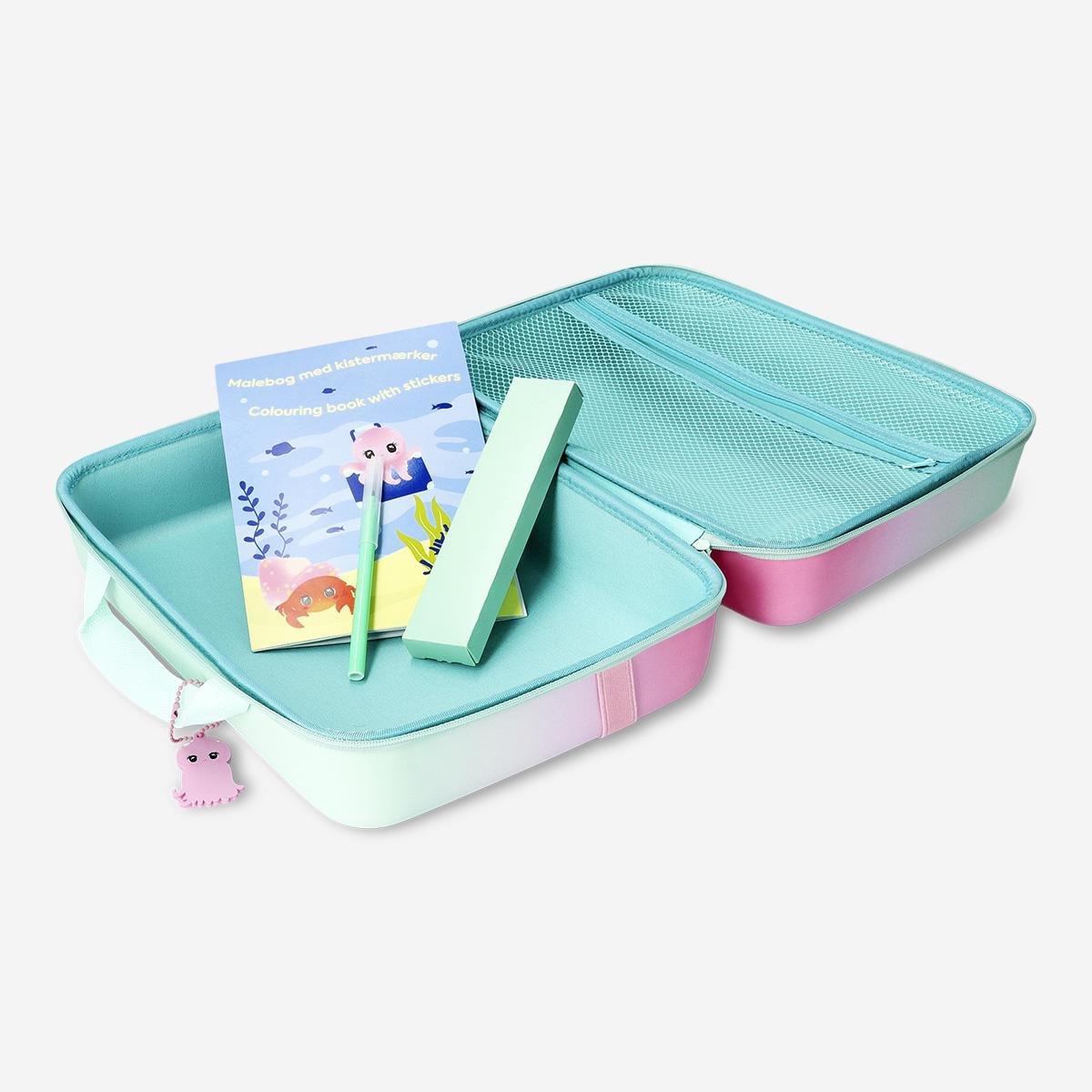 Multicolour Suitcase Shaped Stationery Kit