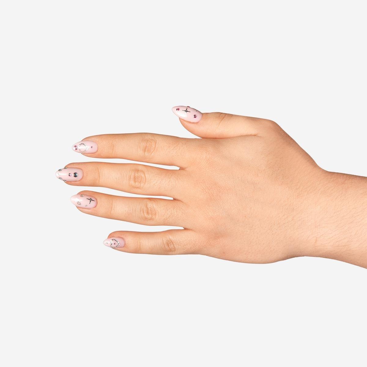 Multicolour Nail Sticker Stones With Applicator
