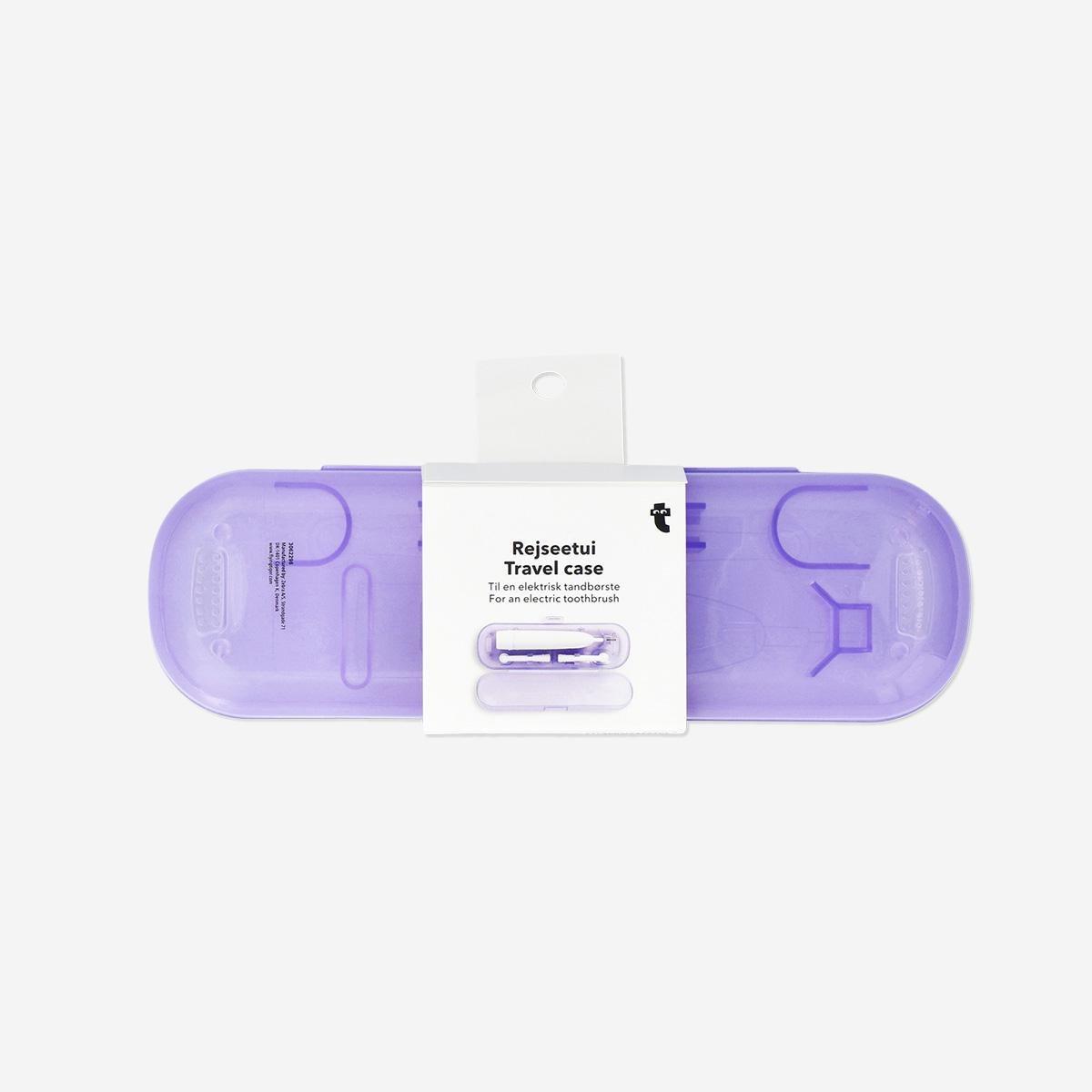 Purple Travel Case For Electric Tooth Brushes