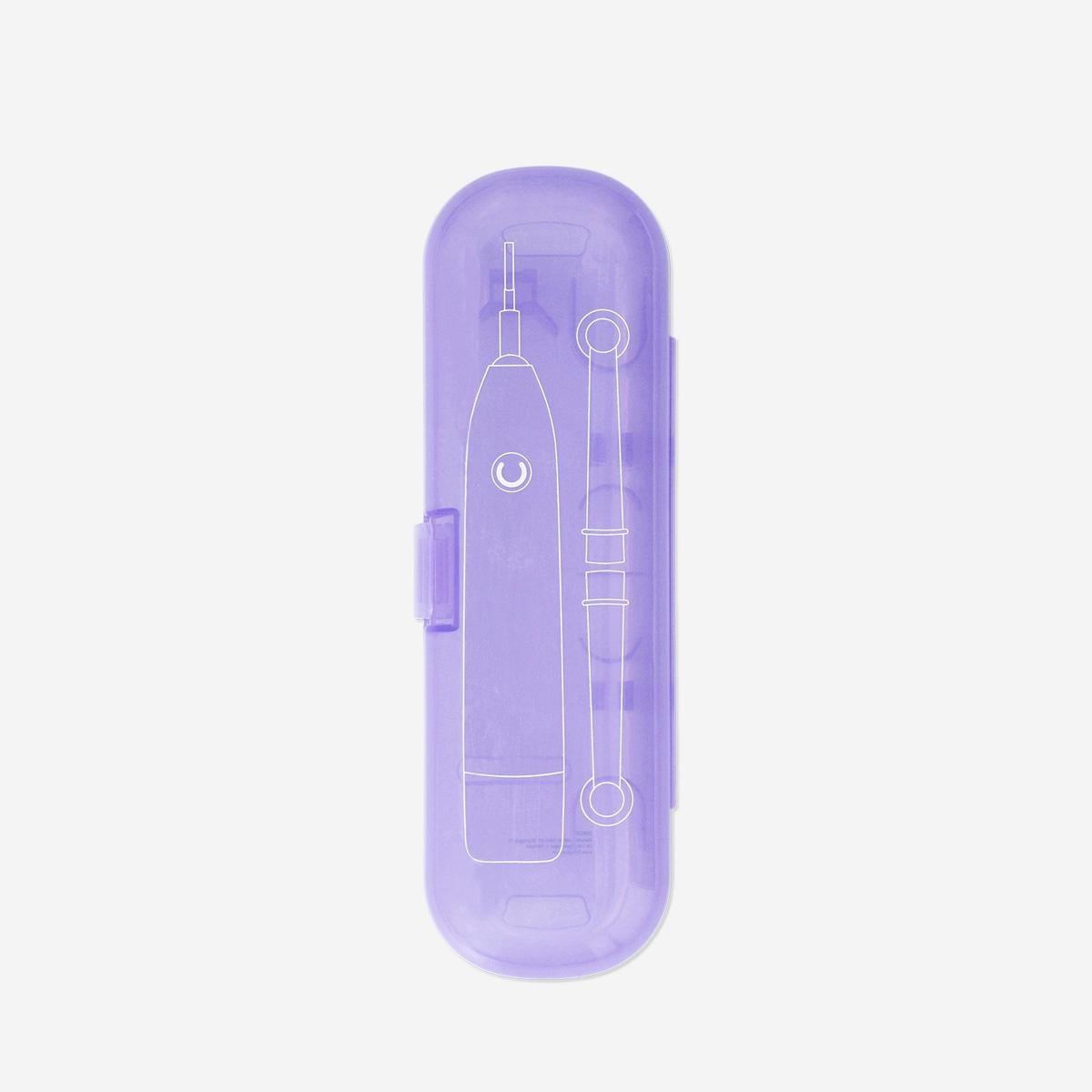 Purple Travel Case For Electric Tooth Brushes