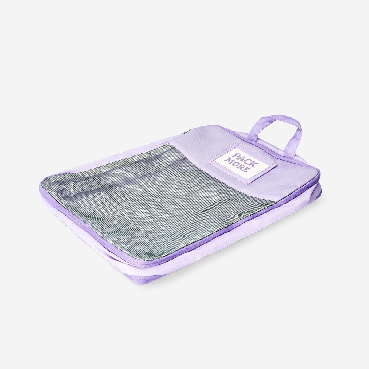 Purple Compression Feature Organiser Bag - Medium