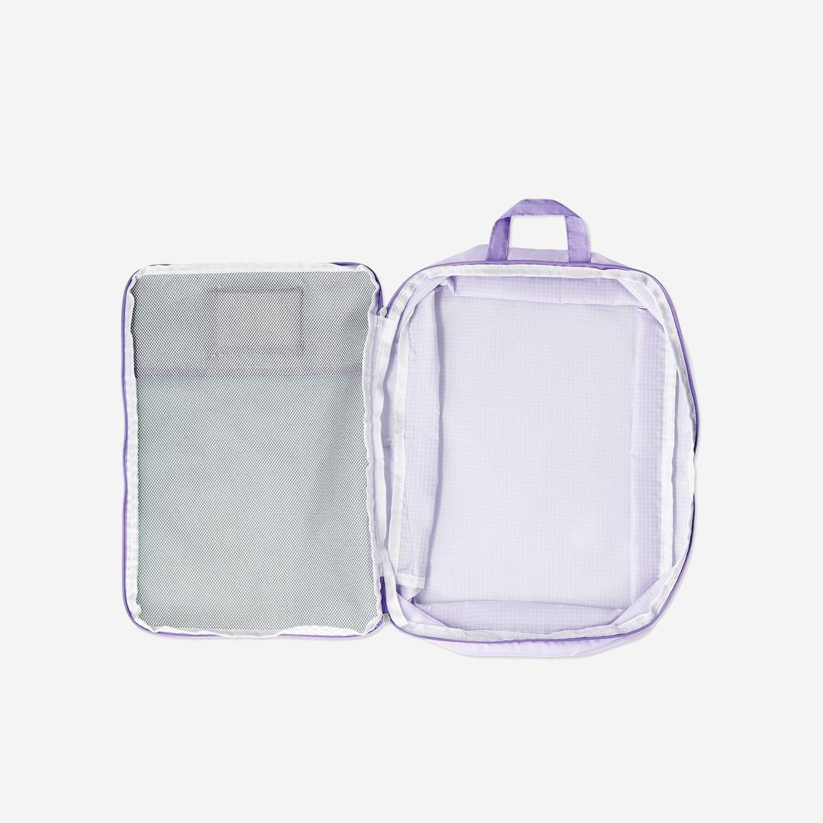 Purple Compression Feature Organiser Bag - Medium