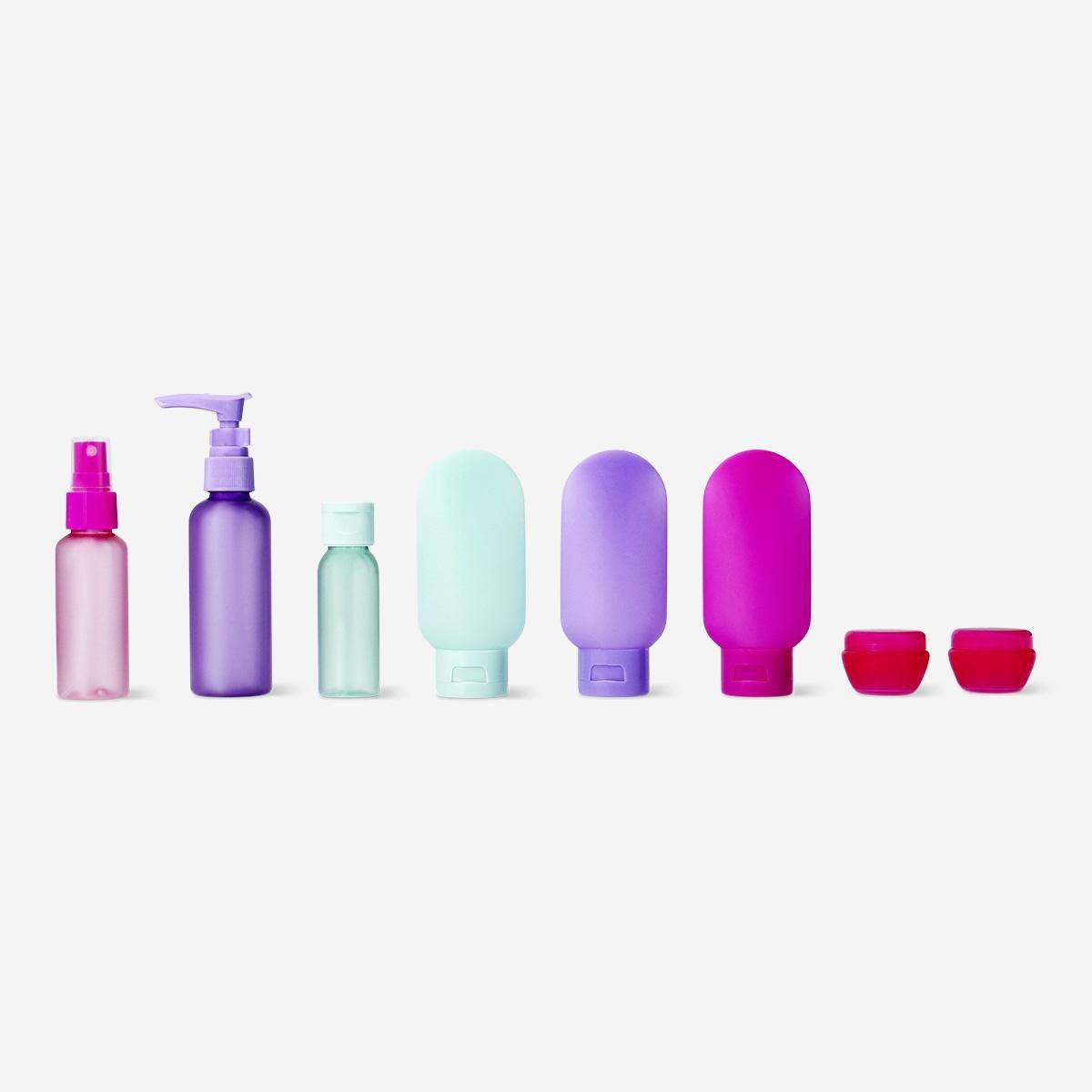 Multicolour Travel Set With Stickers - 12 Pcs