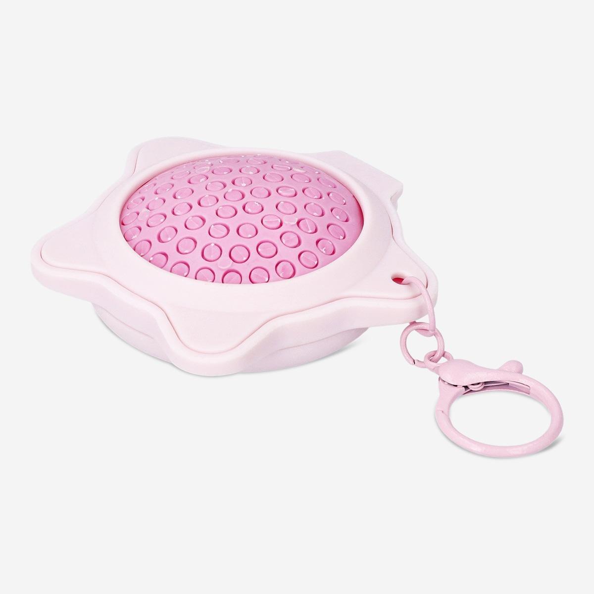 Pink Starfish Hairbrush And Mirror