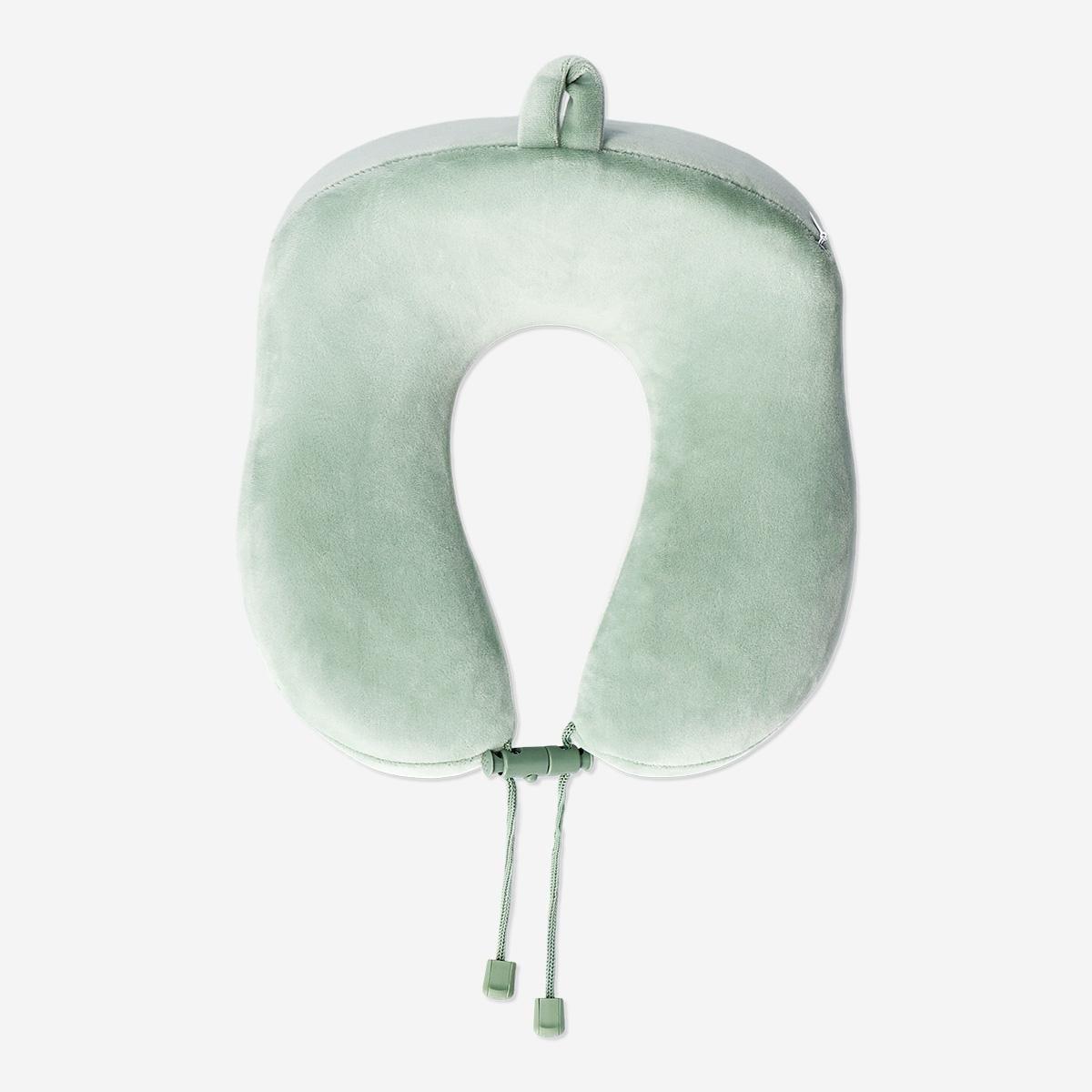 Green Memory Foam Travel Pillow