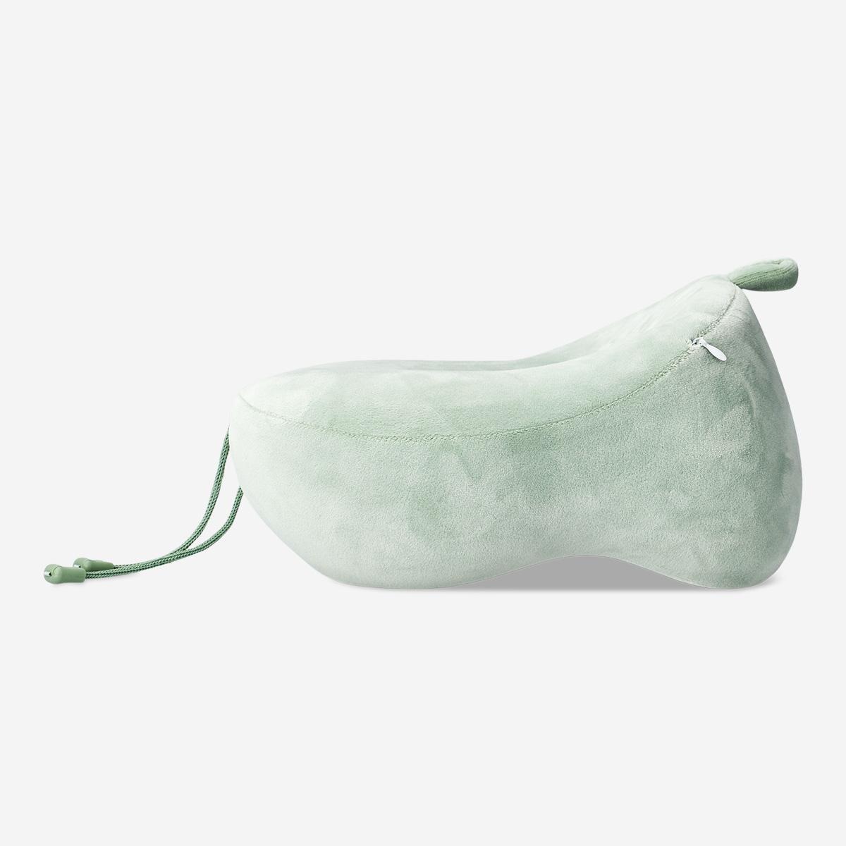 Green Memory Foam Travel Pillow