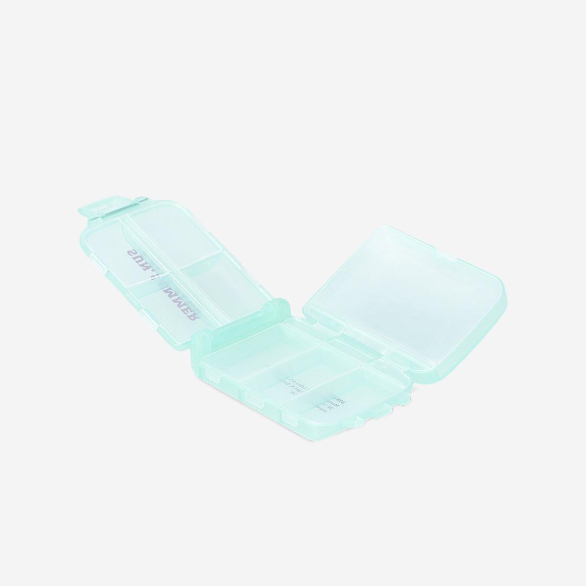 White Suitcase Pill Organiser