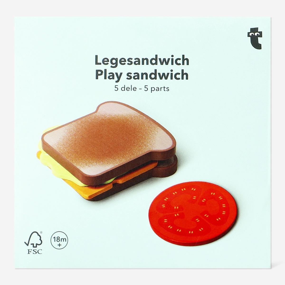 Multicolour Wooden Play Sandwich - 5 Pcs