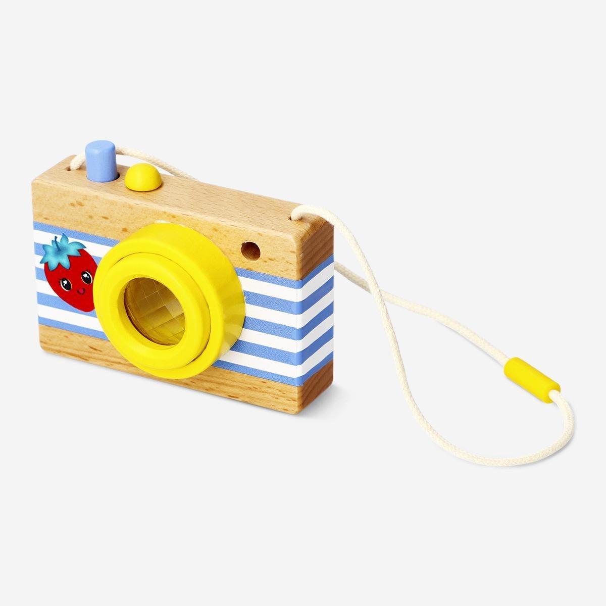 Multicolour Wooden Kaleidoscope Camera
