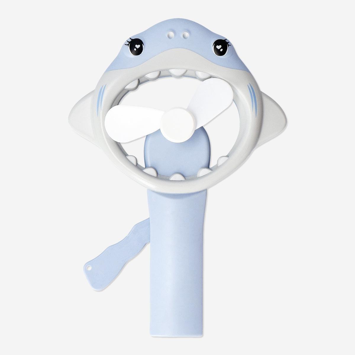 Blue Handheld Fan - Shark