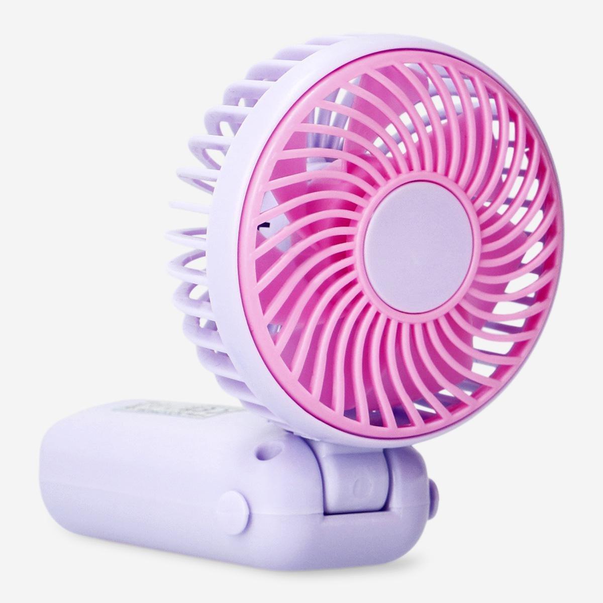 Multicolour Handheld Fan With Strap