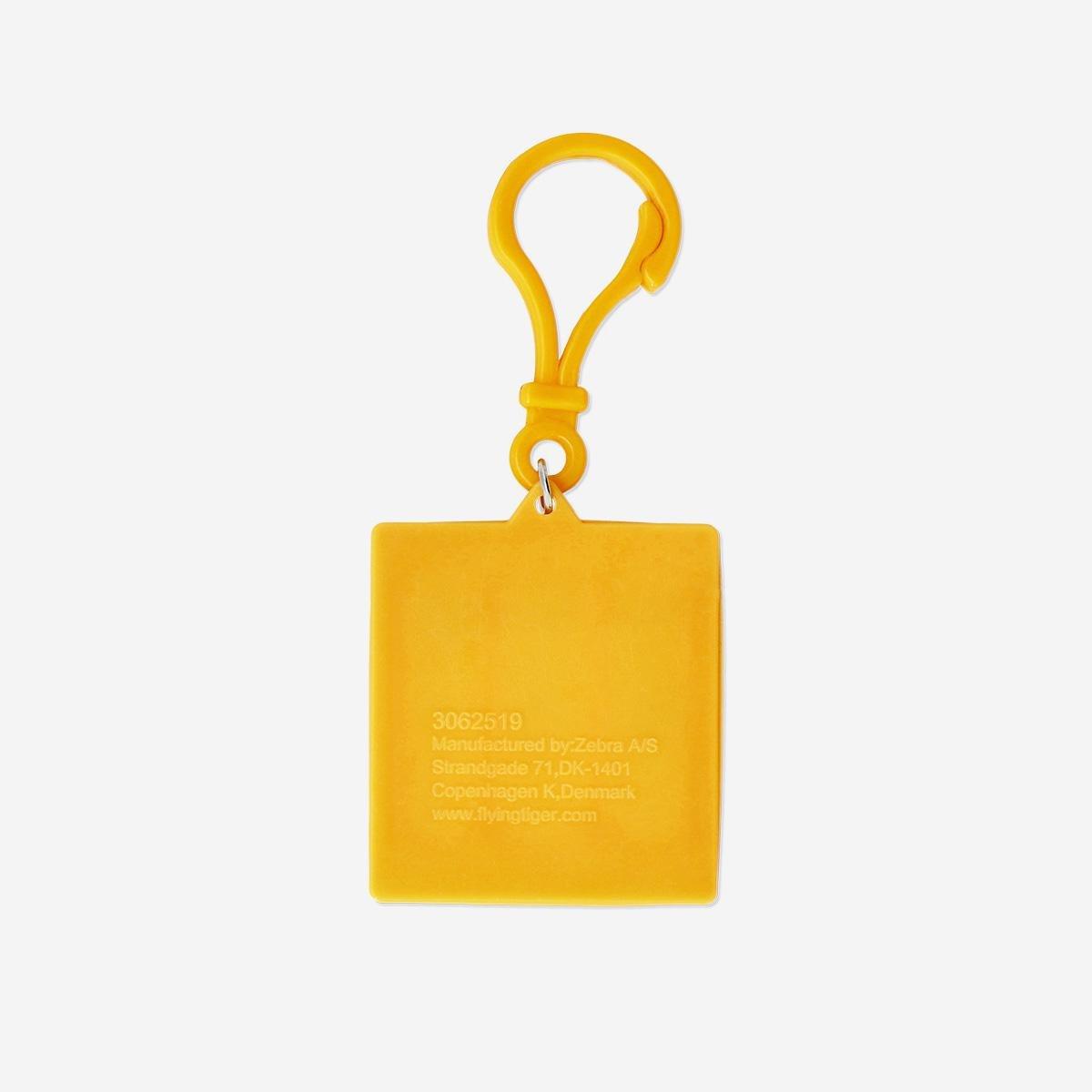 Multicolour Mini Tic-Tac-Toe Key Ring Game