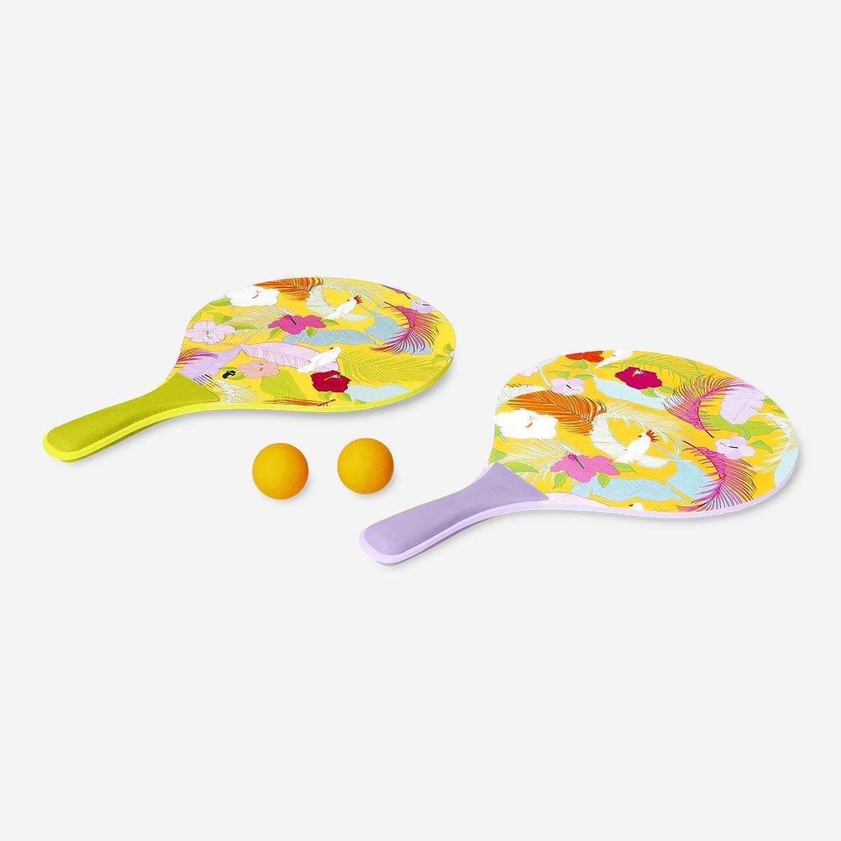 Multicolour Beach Tennis Set