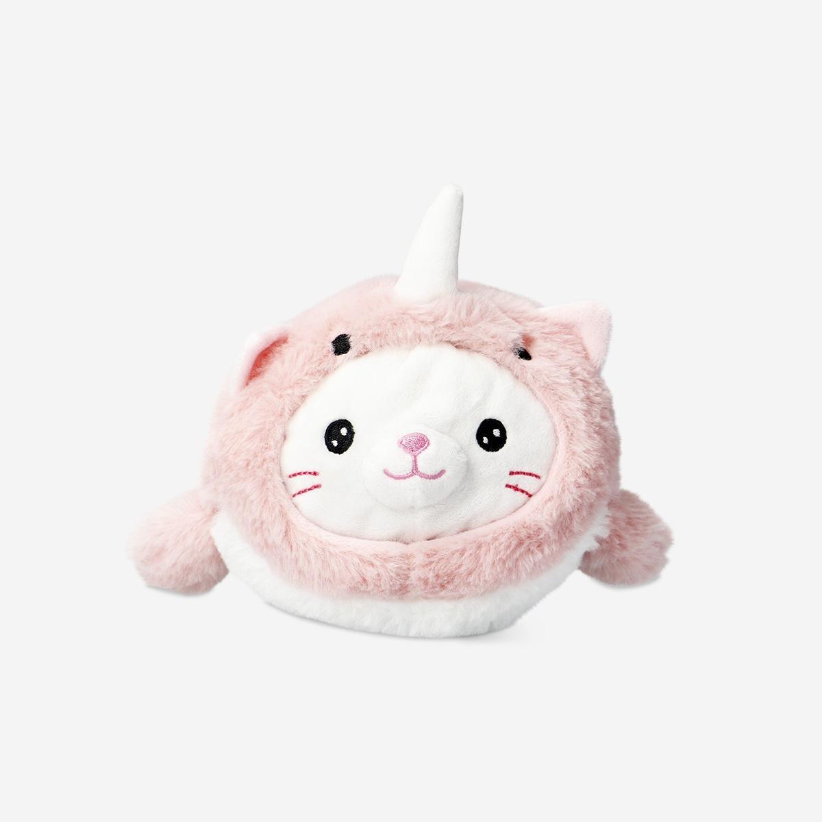 Pink Teddy Dressed As Narwhal Plush Toy