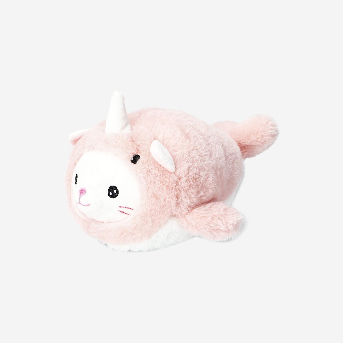 Pink Teddy Dressed As Narwhal Plush Toy