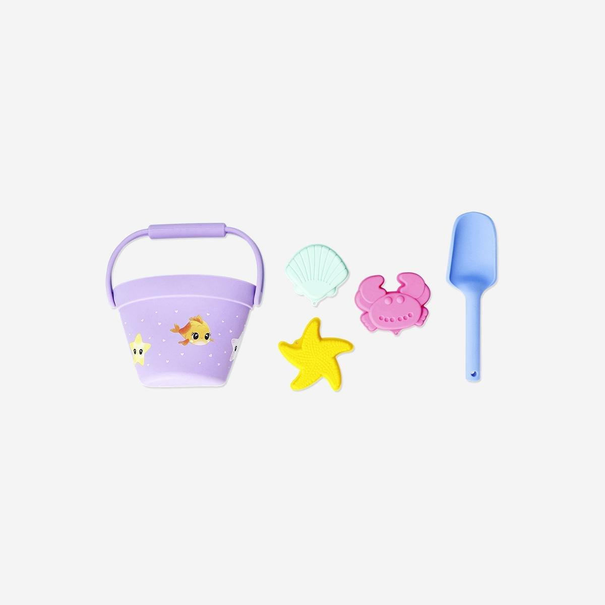 Multicolour Pastel Coloured Beach Set - 5 Pcs