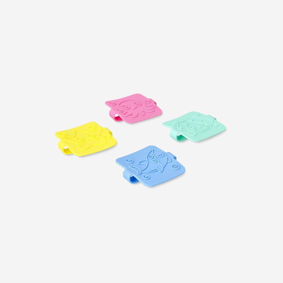 Multicolour Sand Stamps - 4 Pcs