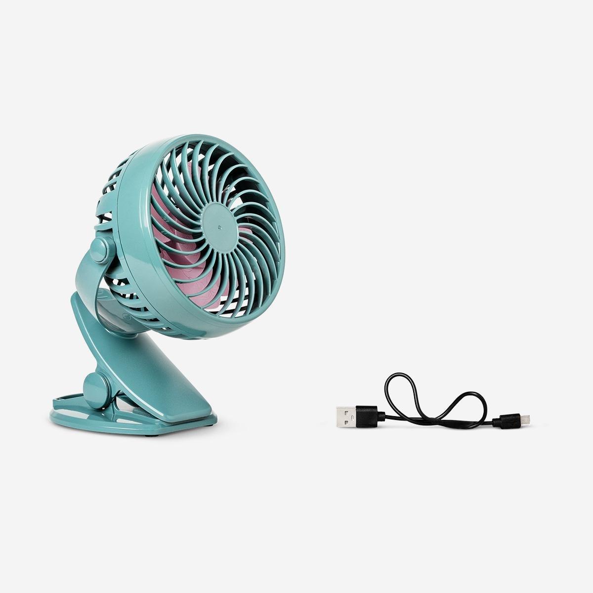 Black Clip On Fan With 3 Settings