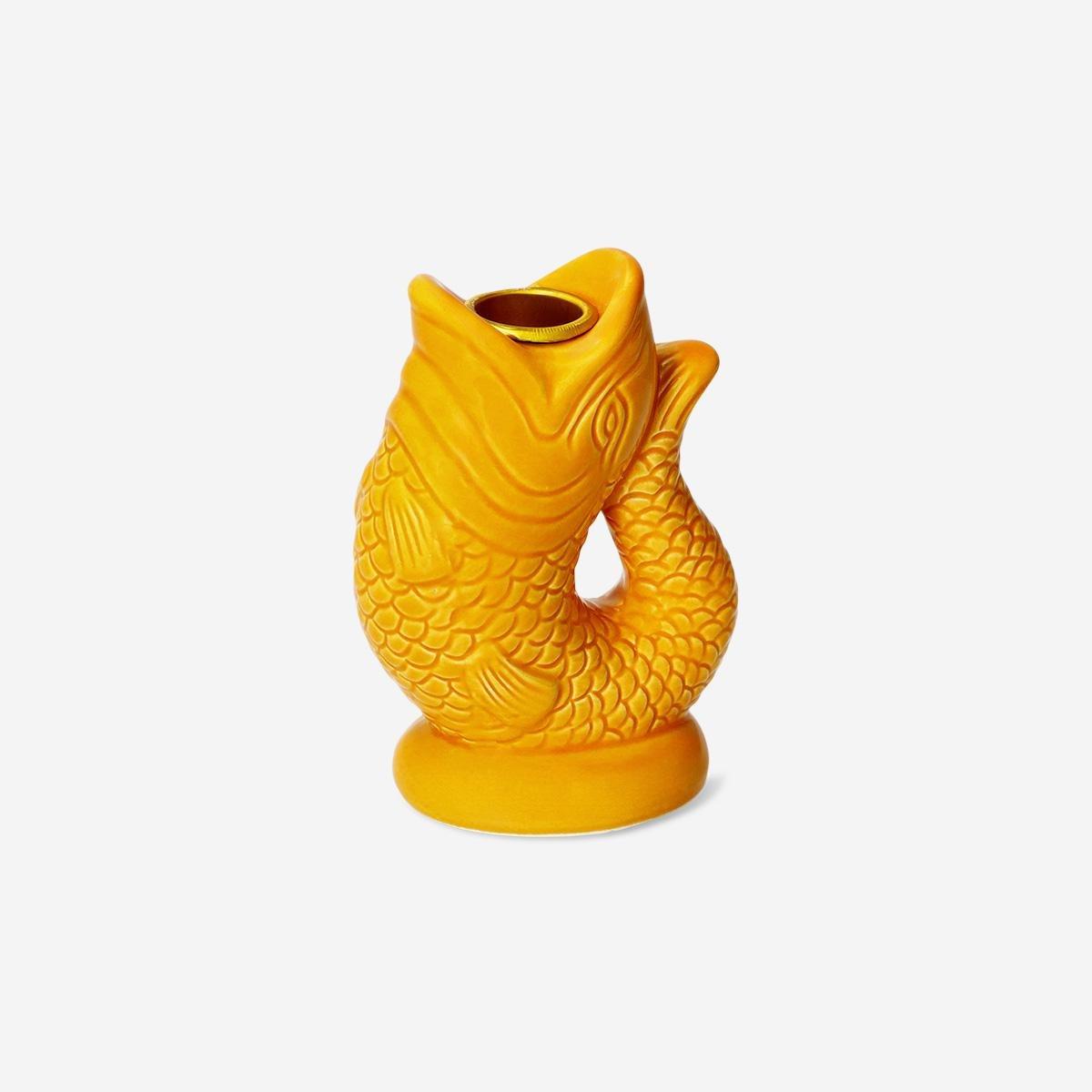 Orange Fish Candle Holder
