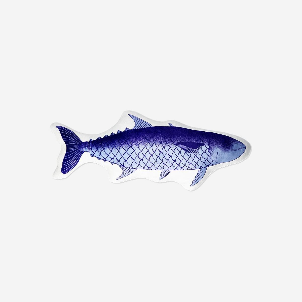 Blue Fish Vase