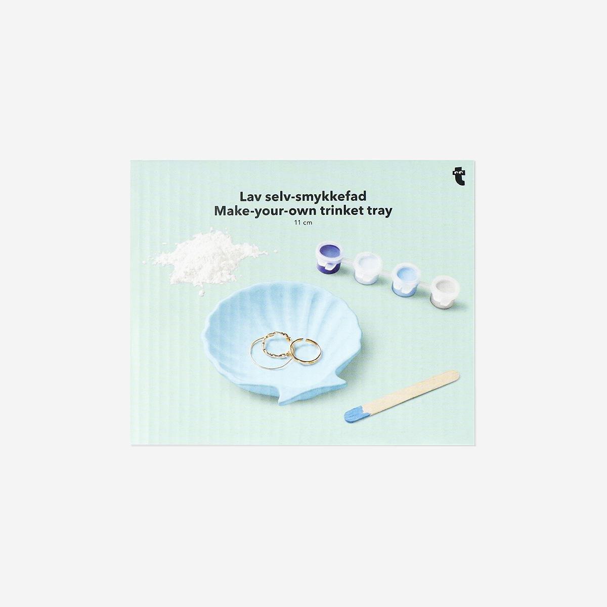Multicolour DIY Clam Shell Trinket Tray