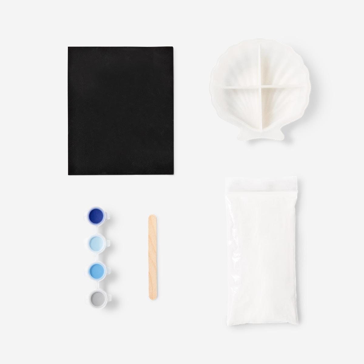 Multicolour DIY Clam Shell Trinket Tray