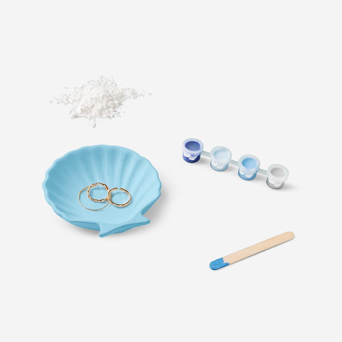 Multicolour DIY Clam Shell Trinket Tray