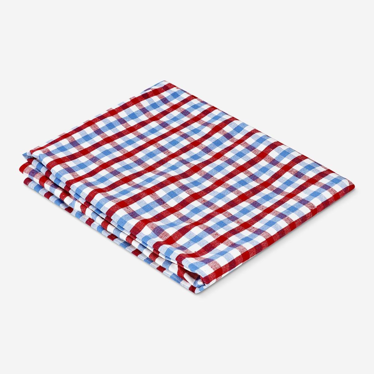 Multicolour Checkered Tablecloth - 140X220 Cm