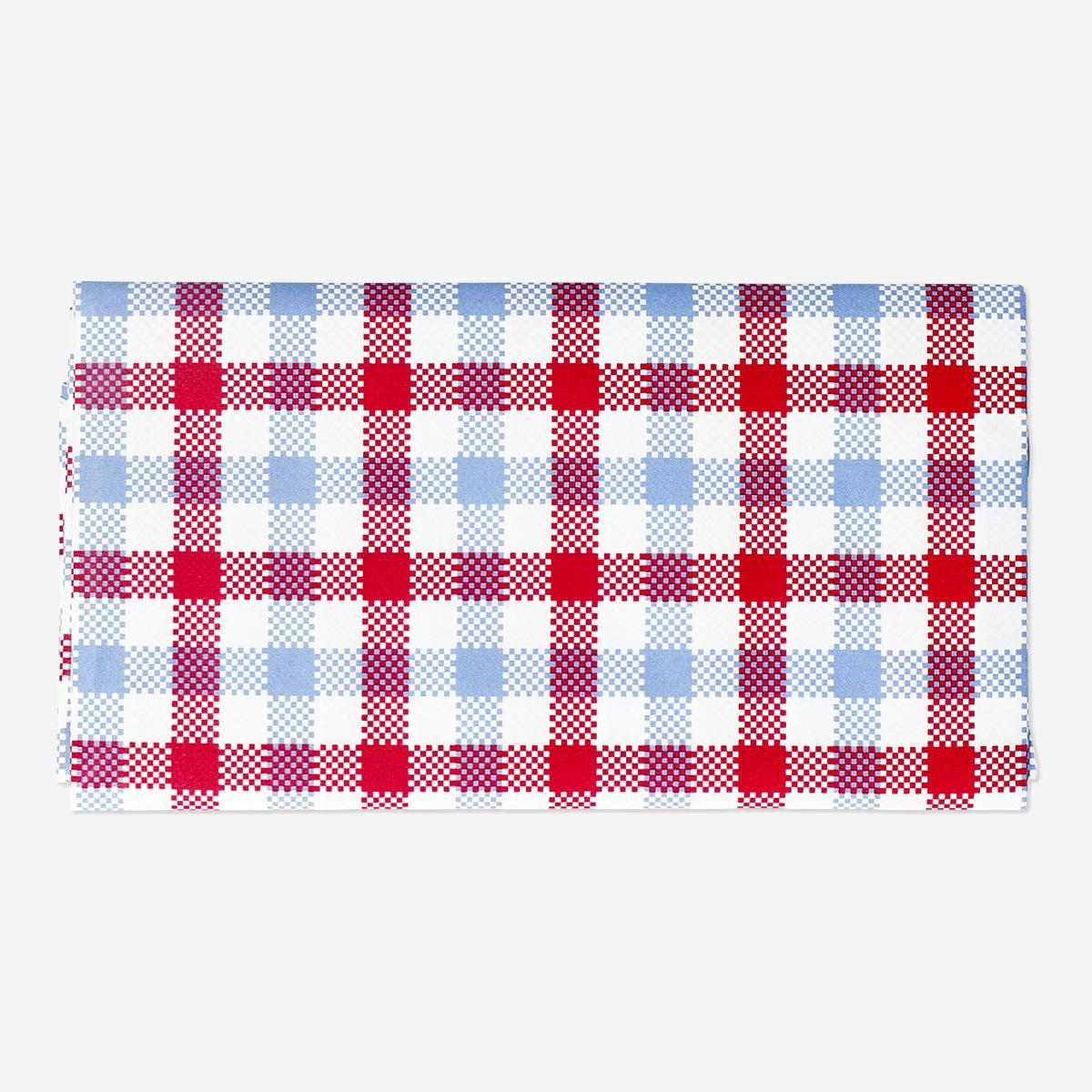 Multicolour Checkered Tablecloth - 120 X 180 Cm