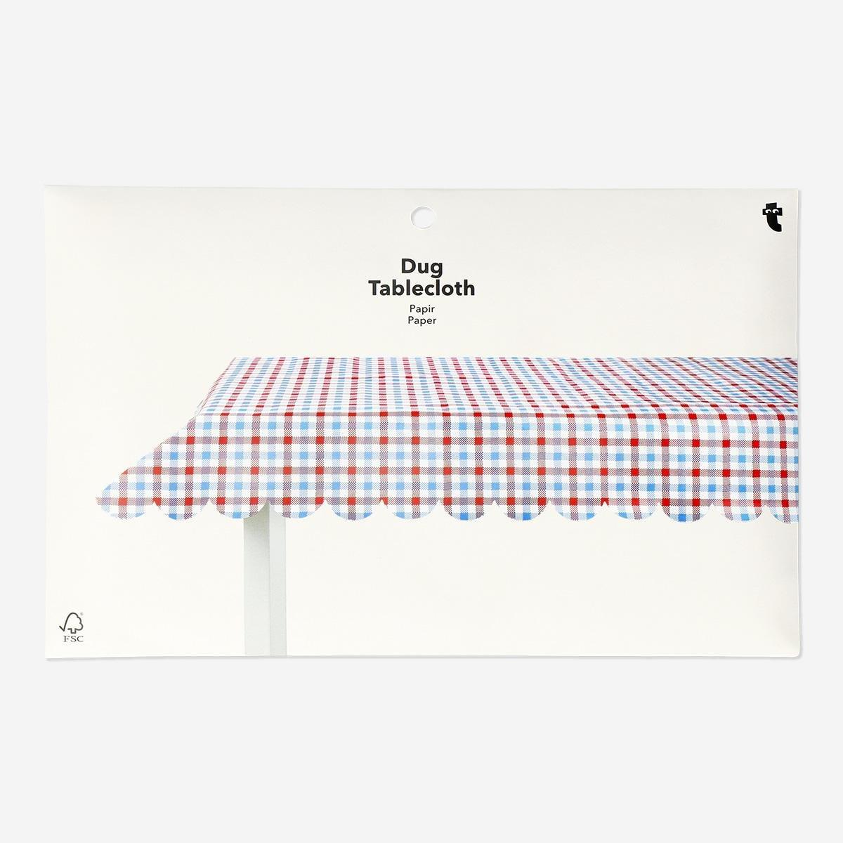 Multicolour Checkered Tablecloth - 120 X 180 Cm