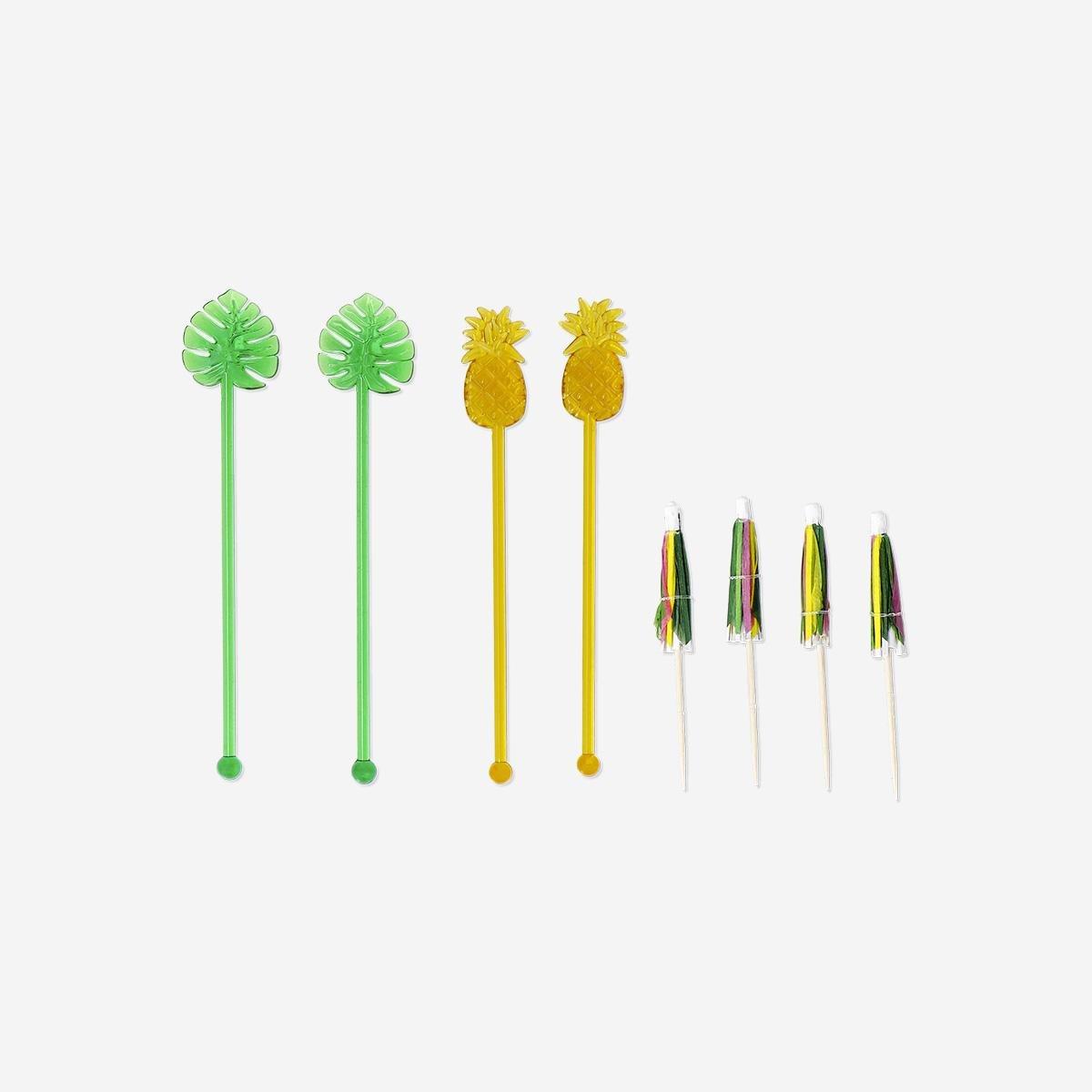 Multicolour Cocktail Decorating Kit