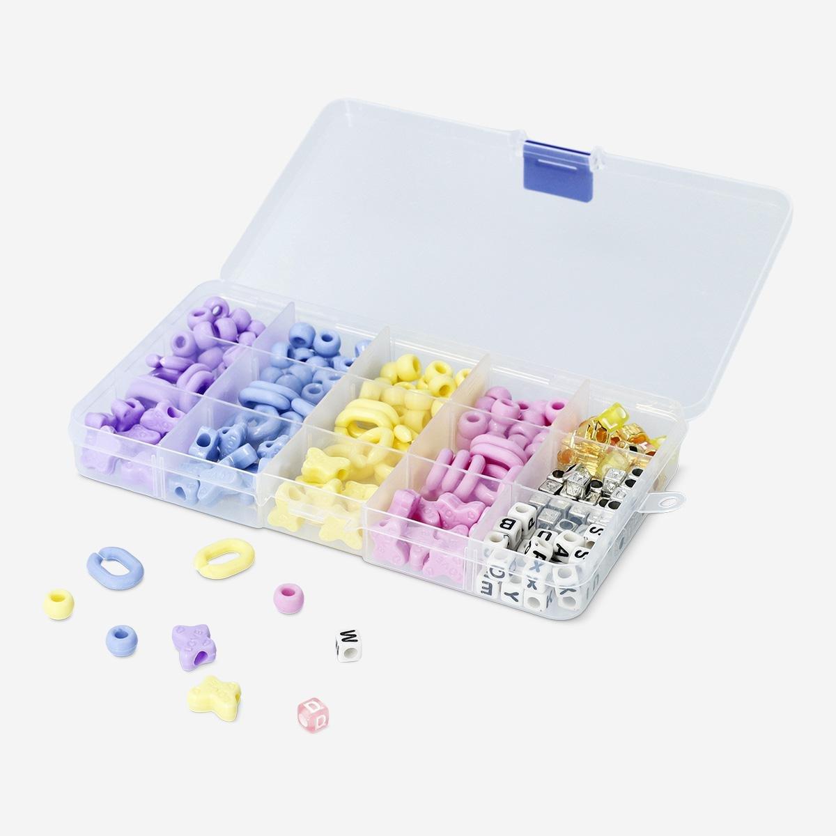 Multicolour Shoelace Bead Set