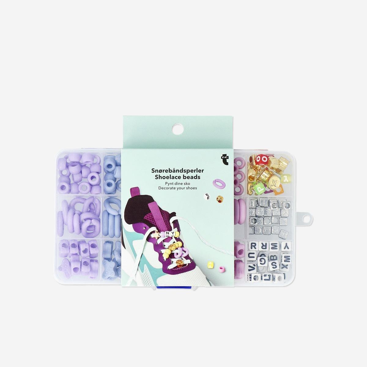 Multicolour Shoelace Bead Set