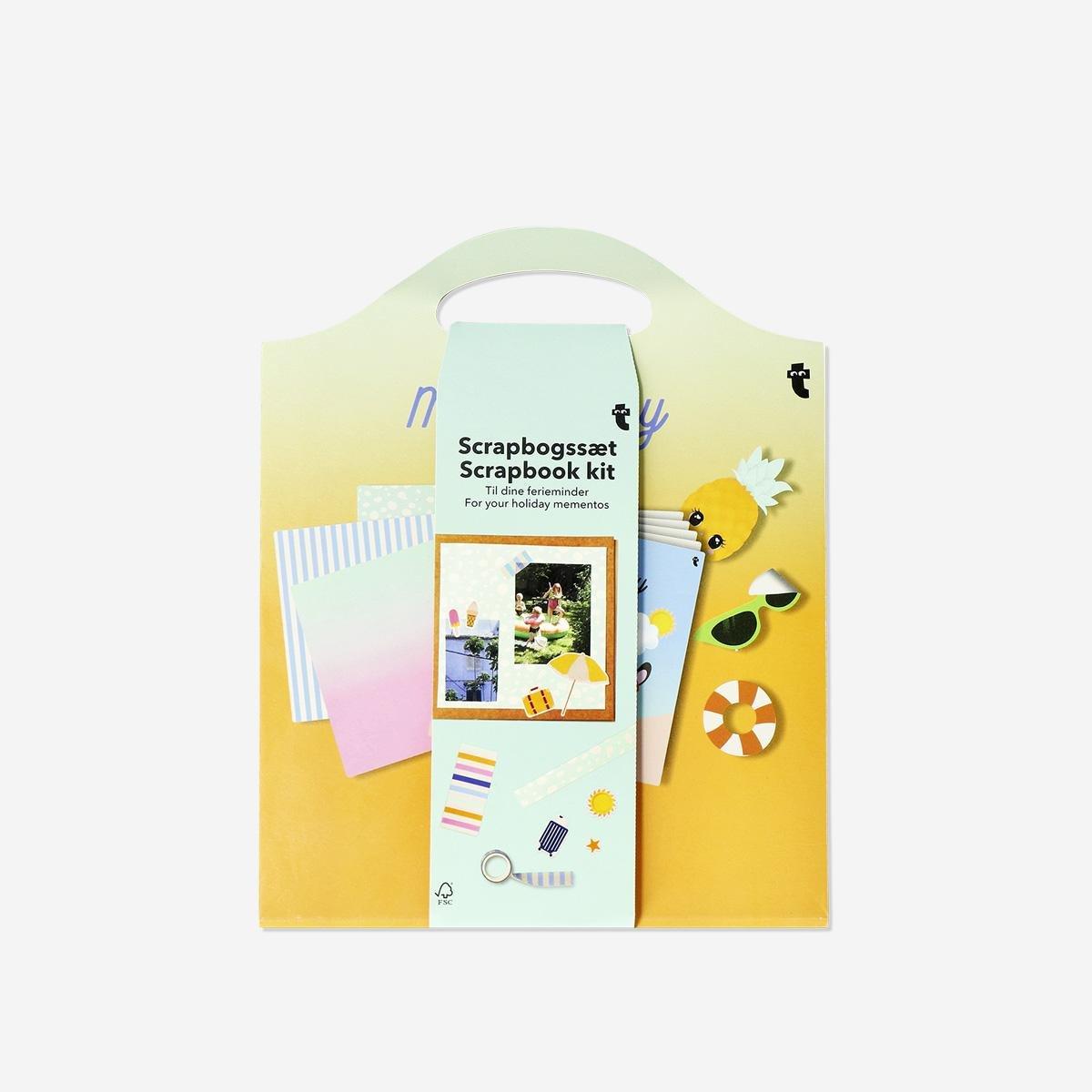 Multicolour Travel Size Scrapbook Kit