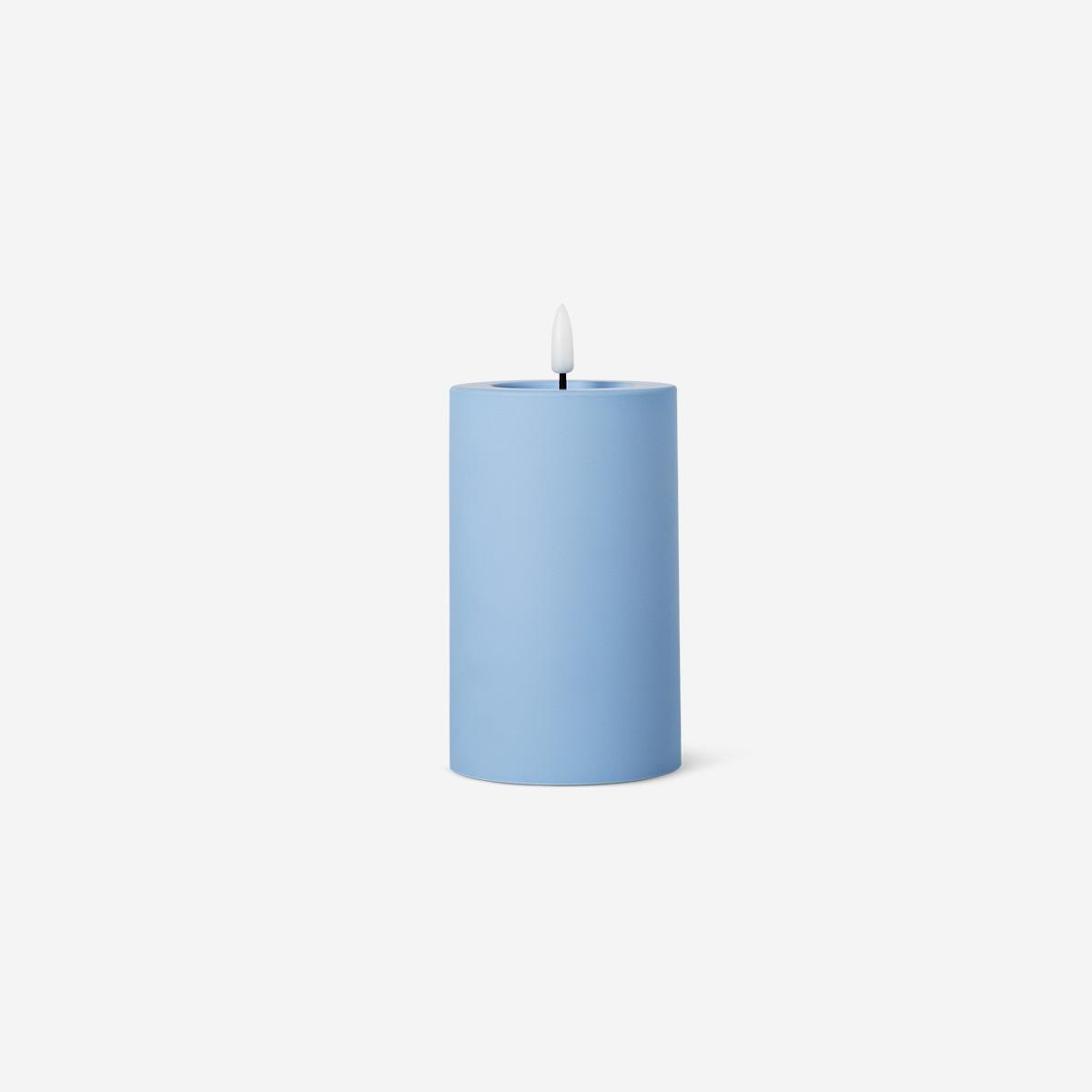 Blue Outdoor Led Candle - 13 Cm