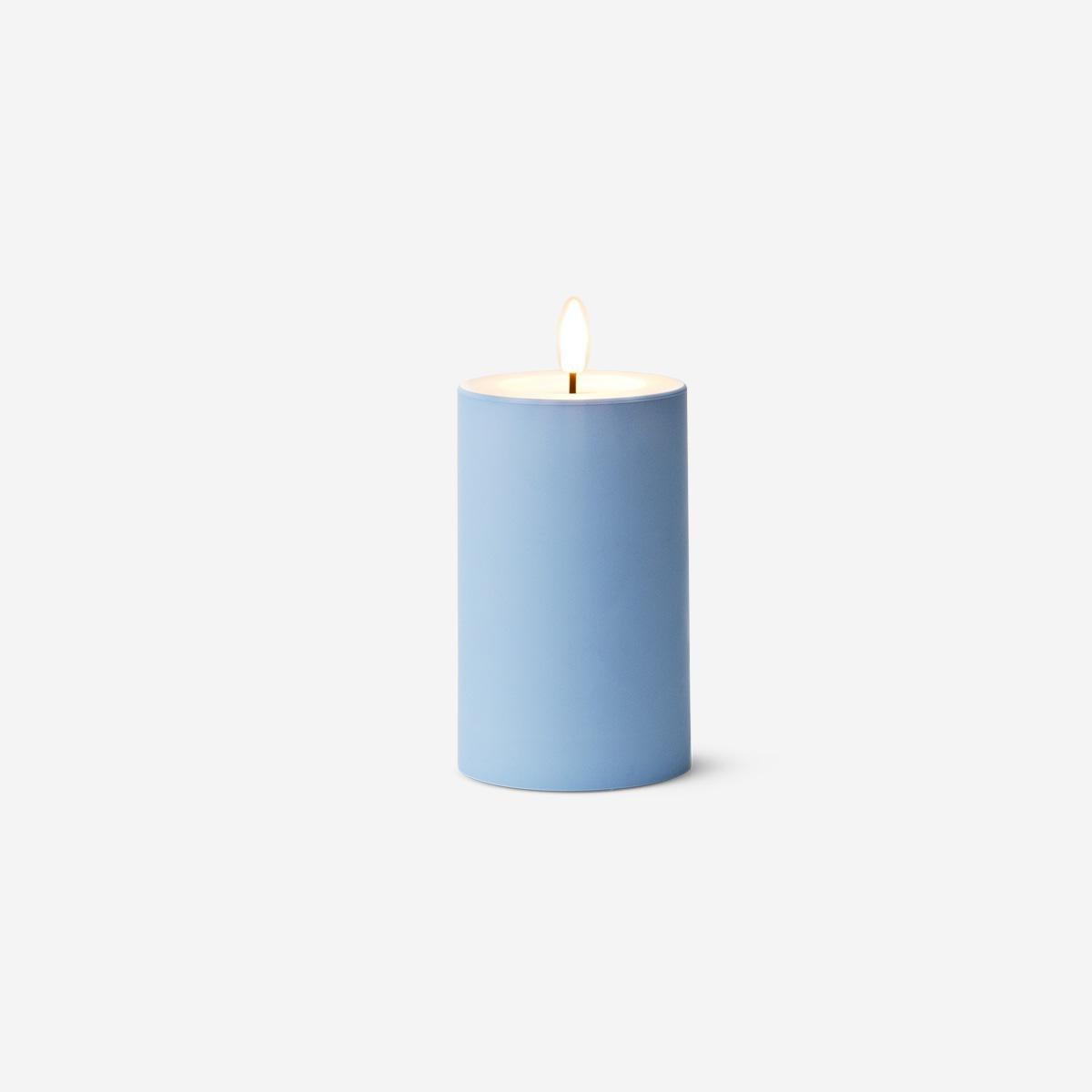 Blue Outdoor Led Candle - 13 Cm