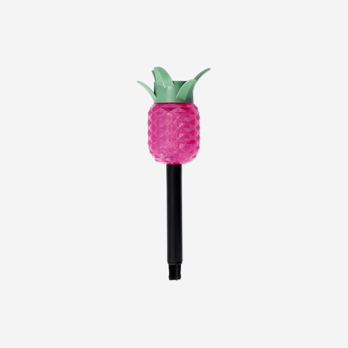 Pink Pineapple Topper Solar Lamp