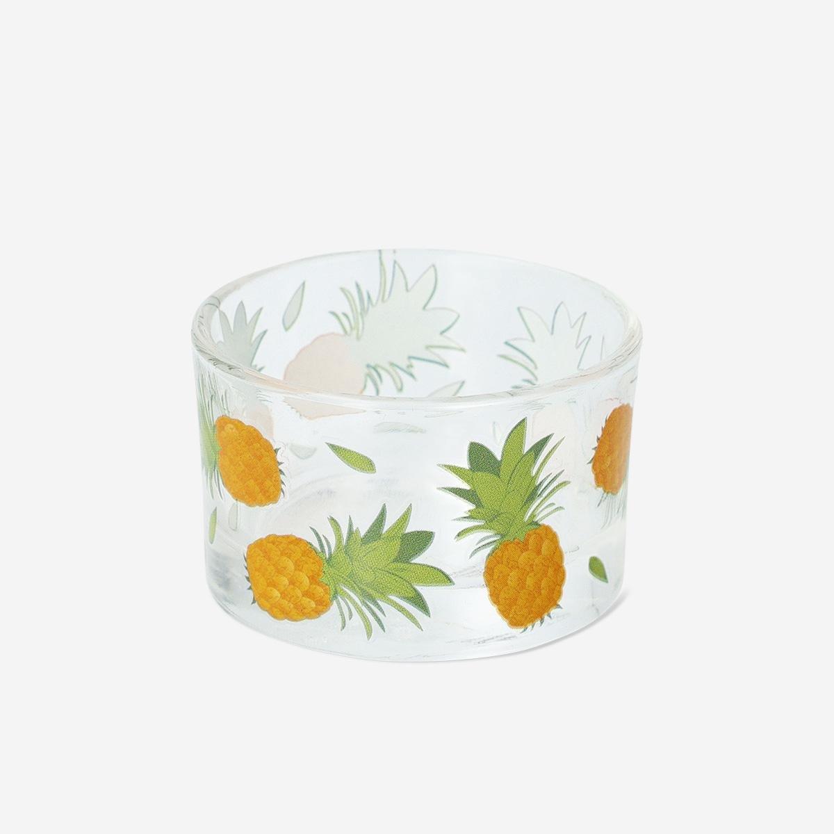 Multicolour Pineapples Tealight Holder