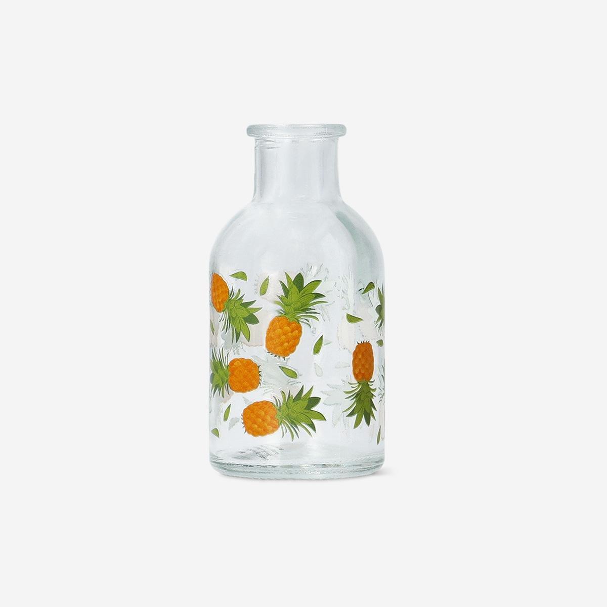 Multicolour Tropical Print Vase