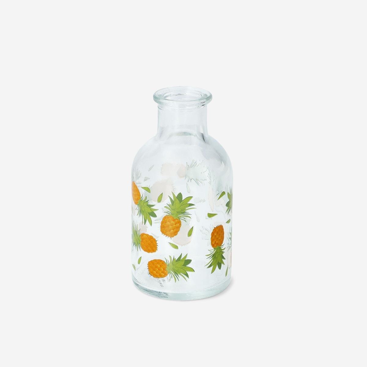 Multicolour Tropical Print Vase