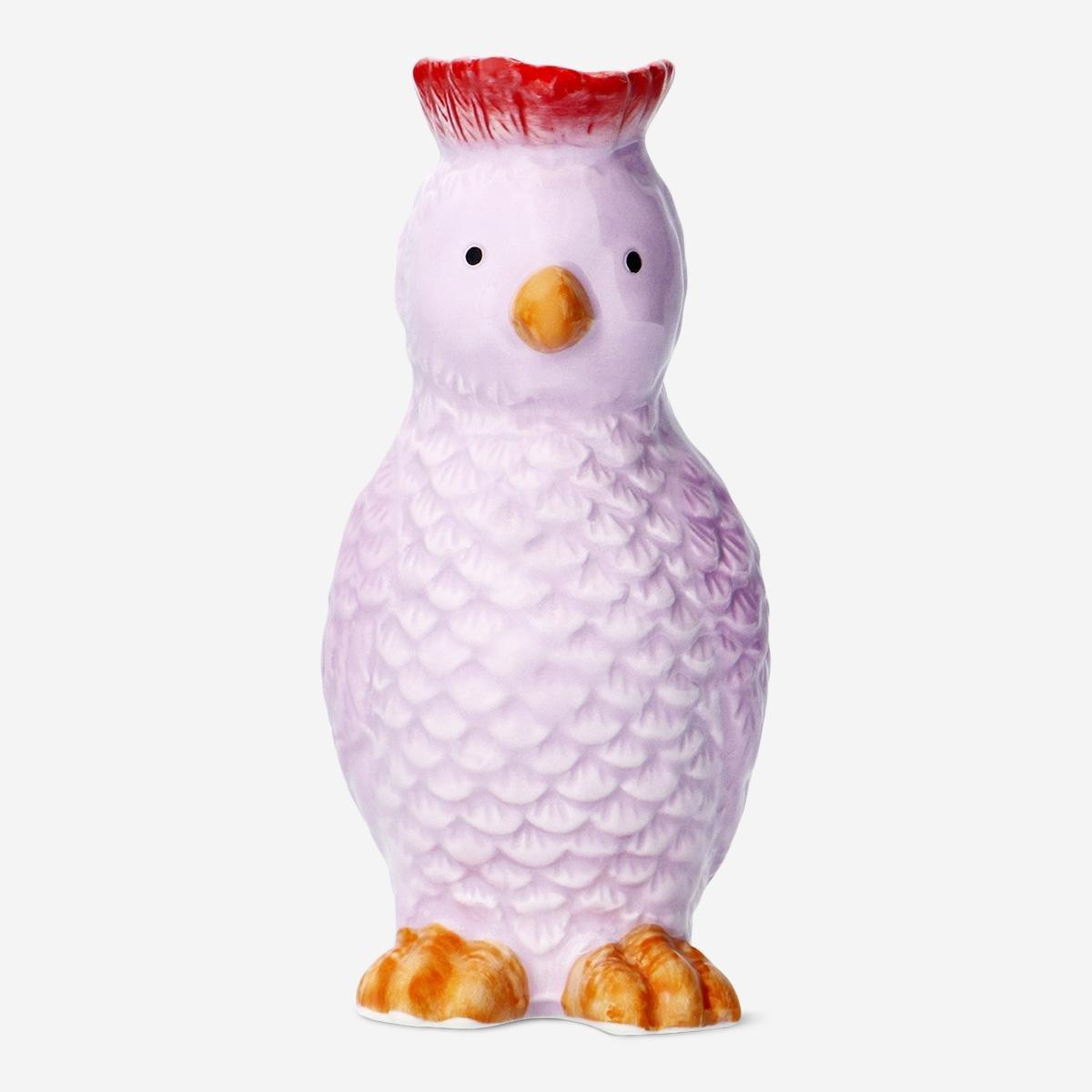 Multicolour Ceramic Parrot Vase