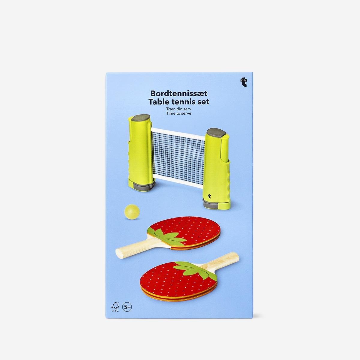 Multicolour Strawberry Table Tennis Set