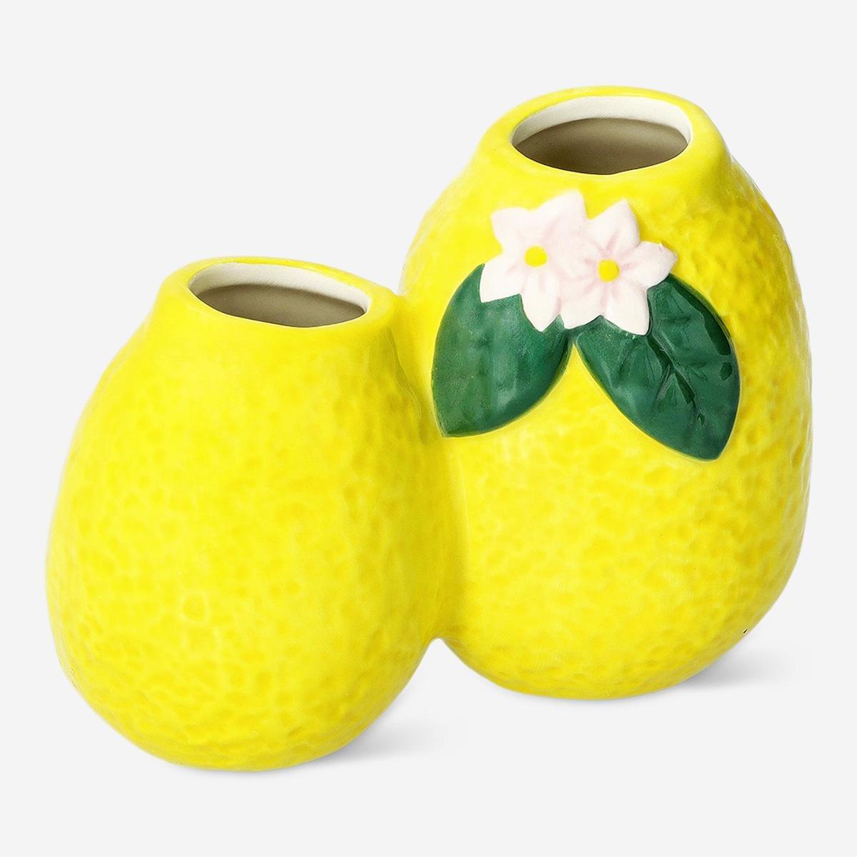 Yellow 2 In 1 Lemon Vase