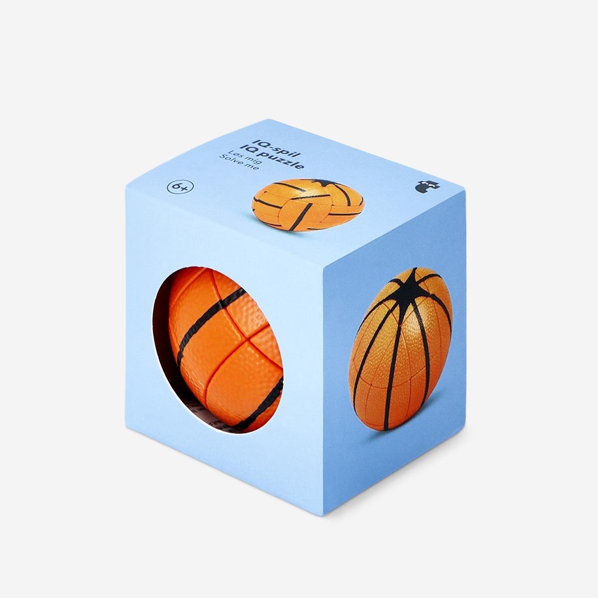 Orange Iq Basketball Puzzle