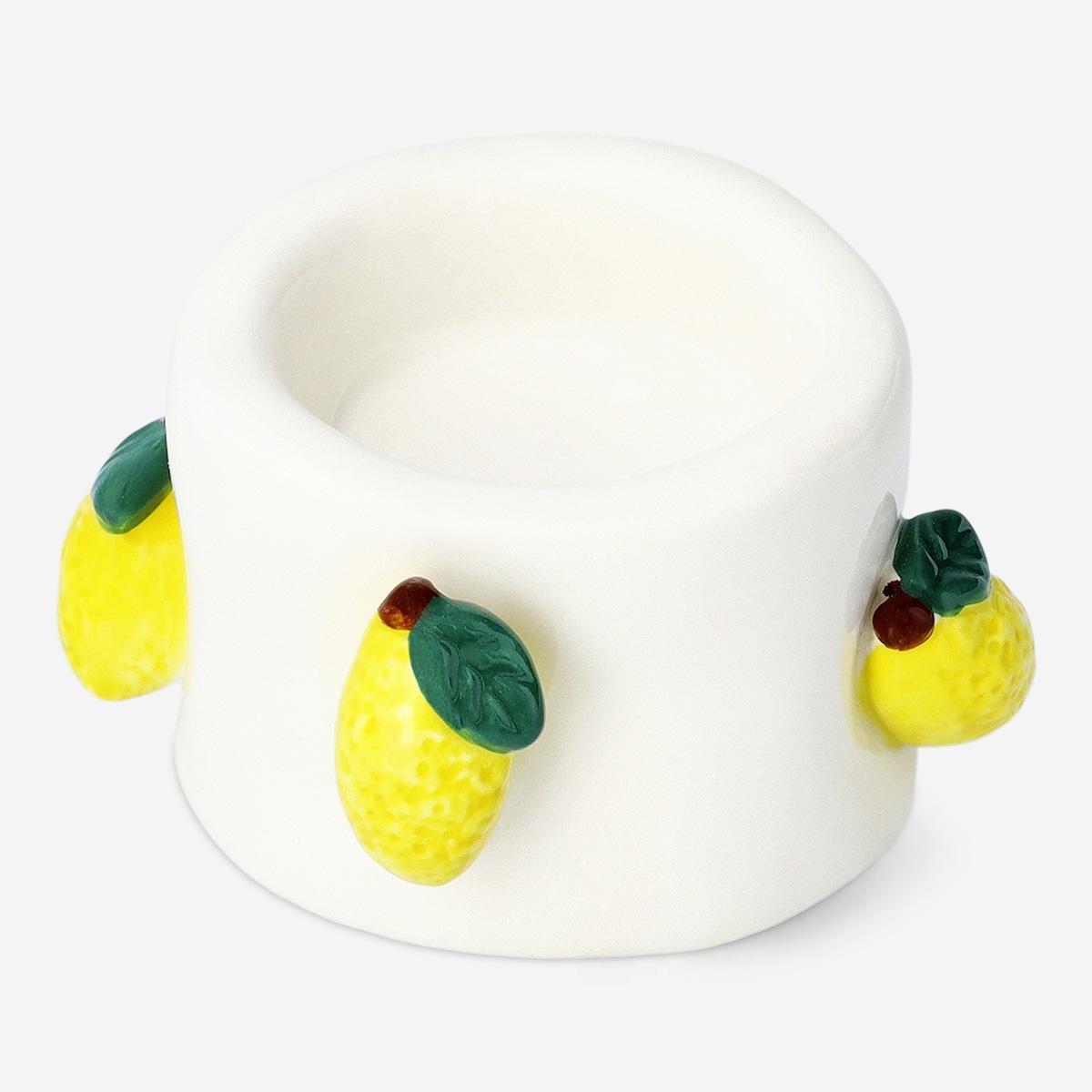 Multicolour Lemons Tealight Holder