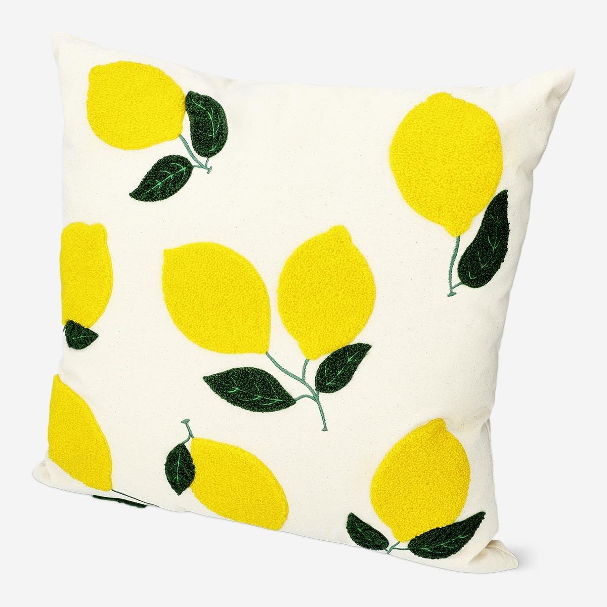 Yellow Lemons Cushion
