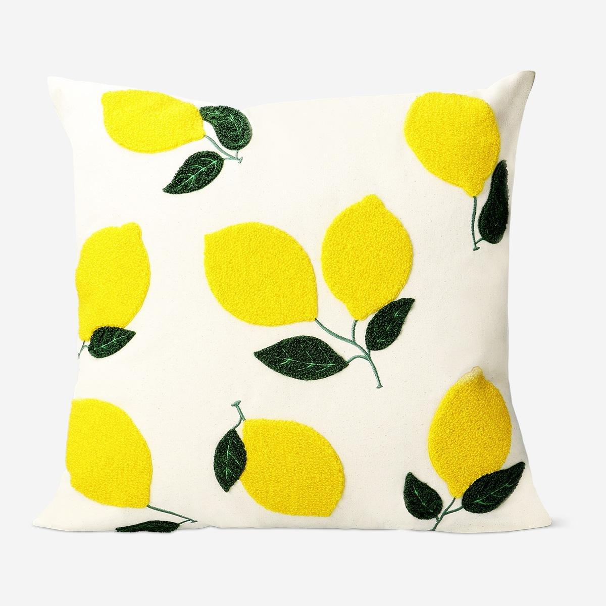 Yellow Lemons Cushion