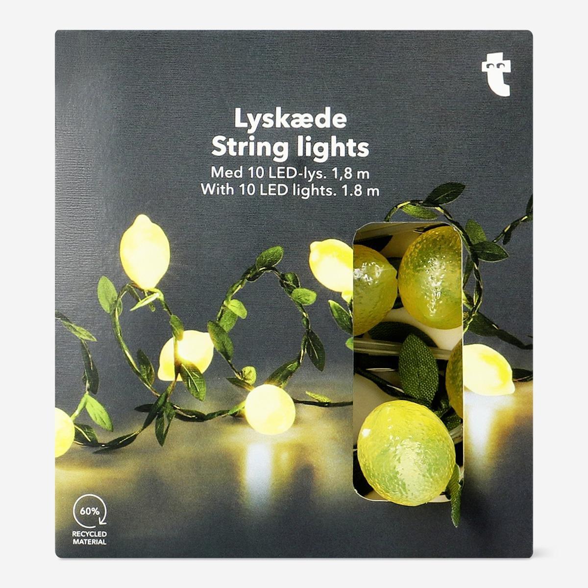 Yellow Lemons String Lights