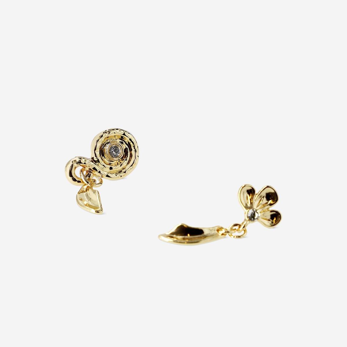 Gold Golden Ear Studs